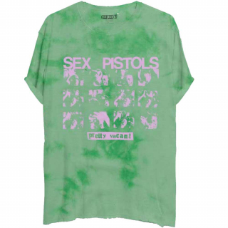 SEX PISTOLS - Pretty Vacant - zelené pánske tričko