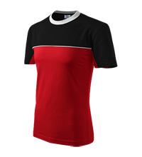 Pánske tričko COLORMIX - Červenočierne