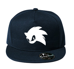 SONIC THE HEDGEHOG - Face - tmavomodrá šiltovka model "Snapback"