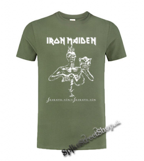 IRON MAIDEN - Seventh Son Of A Seventh Son - olivové pánske tričko