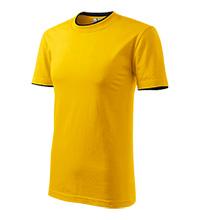 Pánske tričko DUO SANDWICH - Žltočierne