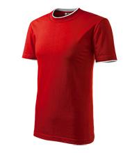 Pánske tričko DUO SANDWICH - Červenobiele