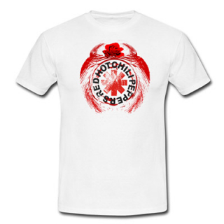 RED HOT CHILI PEPPERS - Wings Logo - biele pánske tričko