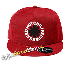 RED HOT CHILI PEPPERS - Asterix Logo - červená šiltovka model "Snapback"