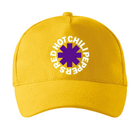 RED HOT CHILI PEPPERS - Asterix Logo Purple White - žltá šiltovka (-30%=AKCIA)