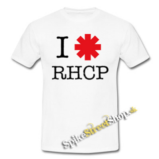 I LOVE RED HOT CHILI PEPPERS - biele detské tričko