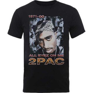 2 PAC - TUPAC - All Eyez 1971 - čierne pánske tričko