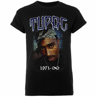 2 PAC - TUPAC - Mural 1971 - čierne pánske tričko