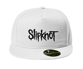 SLIPKNOT - Logo - biela šiltovka model "Snapback"