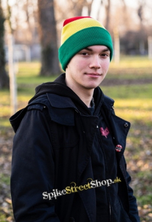 RASTA COLOUR BEANIE - zimná čiapka kulich