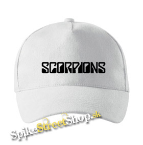 SCORPIONS - Logo - biela šiltovka (-30%=AKCIA)