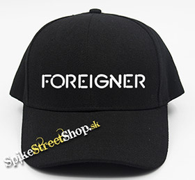 FOREIGNER - Logo - čierna šiltovka (-30%=AKCIA)