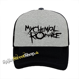 MY CHEMICAL ROMANCE - Logo - šedočierna sieťkovaná šiltovka model "Trucker"