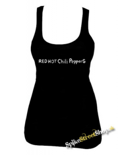 RED HOT CHILI PEPPERS - Written Logo By The Way - Ladies Vest Top