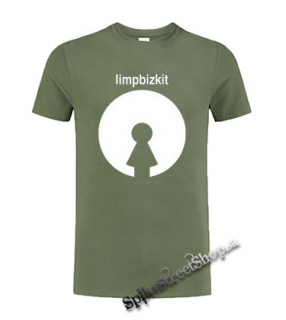 LIMPBIZKIT - Soft Cookies Team - olivové pánske tričko