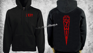 RAMMSTEIN - Zeit - čierna pánska mikina na zips