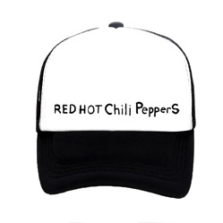 RED HOT CHILI PEPPERS - Written -čiernobiela sieťkovaná šiltovka model "Trucker"