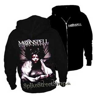 MOONSPELL - Night Eternal - čierna pánska mikina na zips