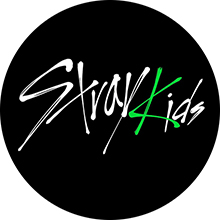 STRAY KIDS - Oddinary Green Logo - okrúhla podložka pod pohár
