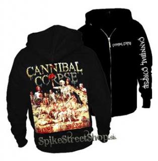 CANNIBAL CORPSE - Gore Obsessed - čierna pánska mikina na zips