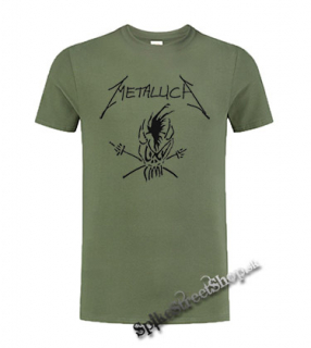 METALLICA - Rocker - olivové pánske tričko