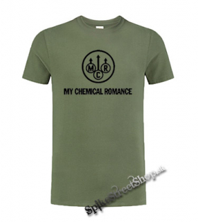 MY CHEMICAL ROMANCE - Logo - olivové pánske tričko