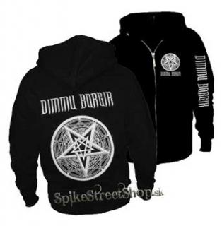 DIMMU BORGIR - Pentagram - čierna pánska mikina na zips