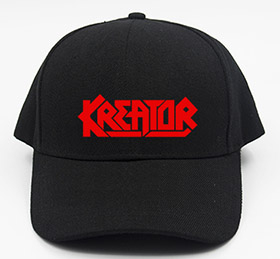 KREATOR - Logo Red - čierna šiltovka (-30%=AKCIA)