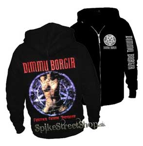 DIMMU BORGIR - Puritanical Euphoric - čierna pánska mikina na zips