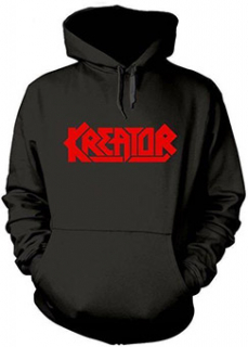 KREATOR - Logo Red - čierna pánska mikina
