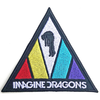 IMAGINE DRAGONS - Triangle Logo - nažehľovacia nášivka