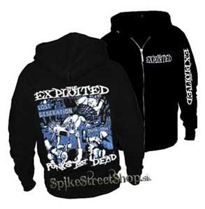 EXPLOITED - Lost Generation - čierna pánska mikina na zips