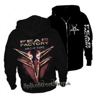 FEAR FACTORY - Archetype - čierna pánska mikina na zips