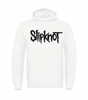 SLIPKNOT - Logo - biela pánska mikina