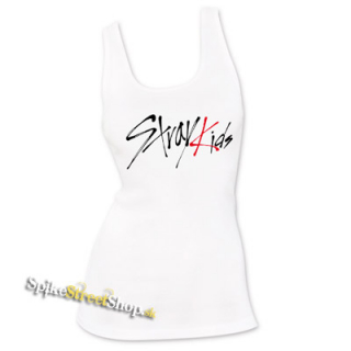 STRAY KIDS - Logo - Ladies Vest Top - biele