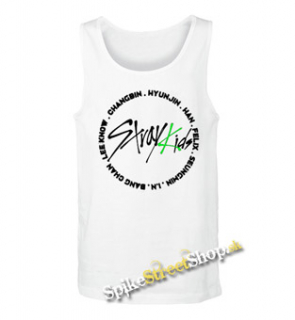 STRAY KIDS - Oddinary Circle Names - Mens Vest Tank Top - biele