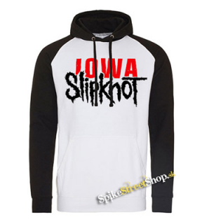 SLIPKNOT - Iowa - čiernobiela pánska mikina