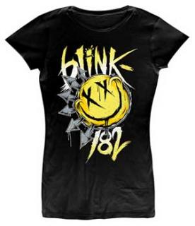 BLINK 182 - Big Smile - čierne dámske tričko
