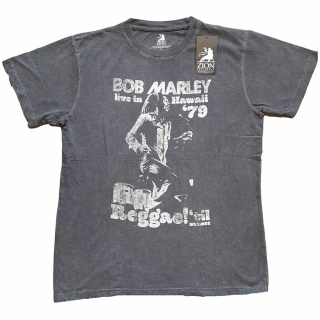 BOB MARLEY - Hawaii - sivé pánske tričko