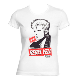 BILLY IDOL - Rebel Yell - biele dámske tričko