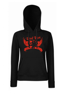 RED HOT CHILI PEPPERS - Red Logo Table - čierna dámska mikina
