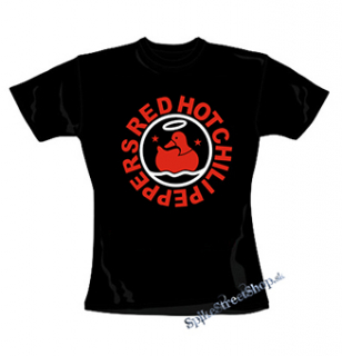 RED HOT CHILI PEPPERS - Duck Logo - čierne dámske tričko