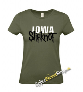 SLIPKNOT - Iowa - khaki dámske tričko
