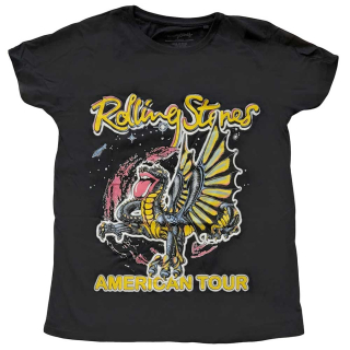 ROLLING STONES - American Tour Dragon - čierne dámske tričko