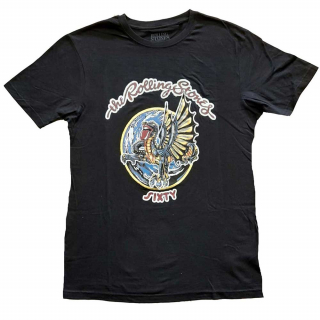 ROLLING STONES - Sixty Dragon Globe - čierne dámske tričko