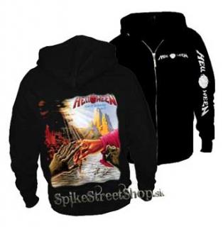 HELLOWEEN - Keeper Of The Seven - čierna pánska mikina na zips