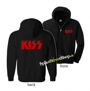 KISS - Logo Red - mikina na zips