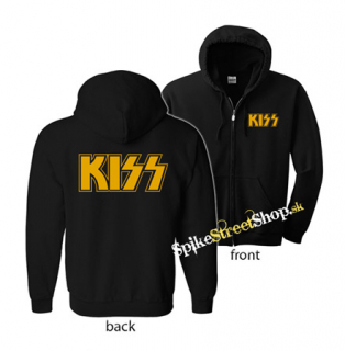 KISS - Logo Yellow - mikina na zips