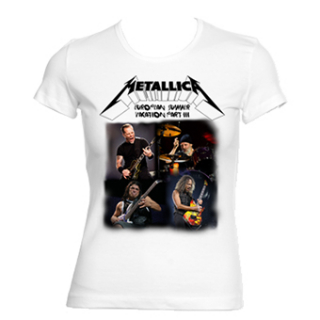 METALLICA - European Summer Vacation - biele dámske tričko
