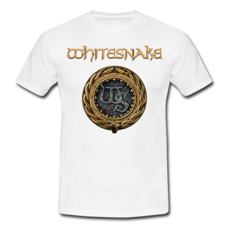 WHITESNAKE - Crest - biele pánske tričko